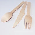 Wholesale disposable portable wooden cutlery sets